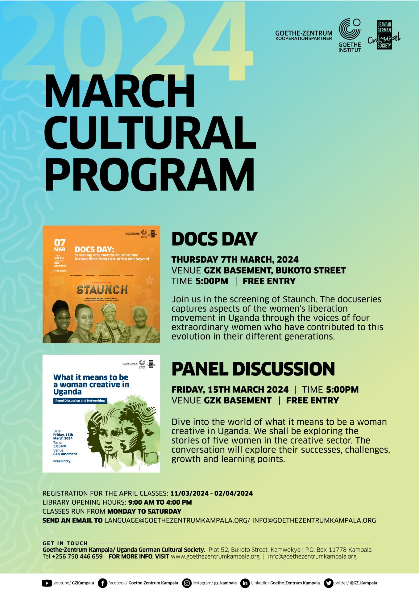 March Cultural Programme II-01